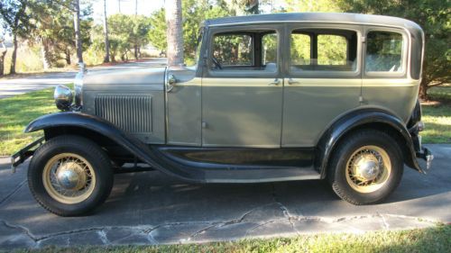 1931 ford model a, slant wind shield