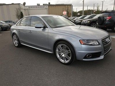 11 a4 silver black naviagtion awd 2.0l fsi i4 turbo-charged engine a/c abs va