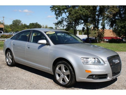 2008 audi a6 3.2l quattro sedan s-line leather sharp car