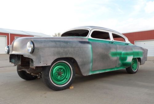 1954 54 chevy chevrolet chopped top rat rod muscle car hot rod custom