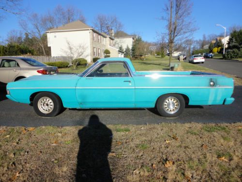 1968 ford ranchero base 5.0l el camino truck