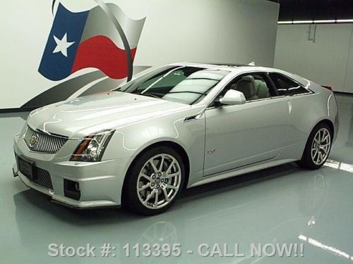 2011 cadillac cts-v coupe auto sunroof nav rear cam 16k texas direct auto