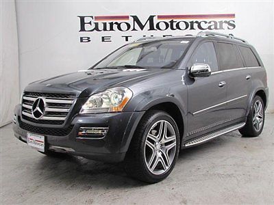 Mercedes gl550 gl 550 dealer black leather grey navigation dvd camera financing