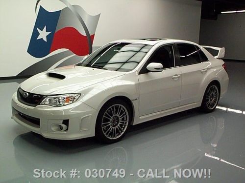 2013 subaru impreza wrx sti ltd awd leather sunroof 3k texas direct auto