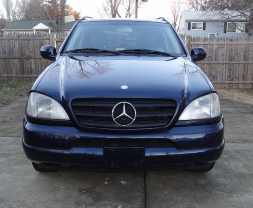 2000 mercedes-benz ml320 base sport utility 4-door 3.2l - no reserve!