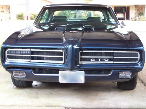 Pontiac gto newly restored 455ci/400th 12 bolt posi 500 hp liberty blue beauty