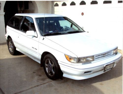 Ca white 91 plymouth colt gt dsm muscle car. one owner, 3k miles on hemi motor.