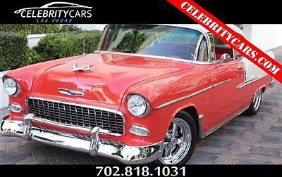 1955 chevrolet bel air 2 door hard top resto mod 502 fi a/t las vegas trades