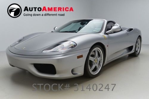 15k low miles 2005 ferrari 360 spider f1 shields power daytonas rear grill