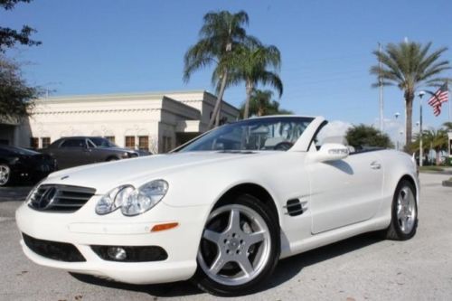 Sl500 convertible 1 owner florida car amg sport package only 17k original miles!