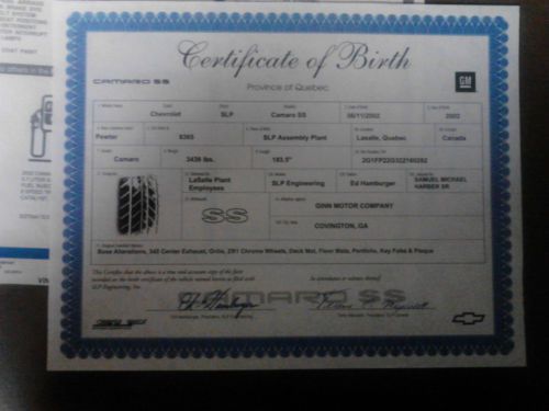 Camaro SS 35th Anniversay,SLP package,T-Tops 3,260 original mileage!!, US $19,995.00, image 9