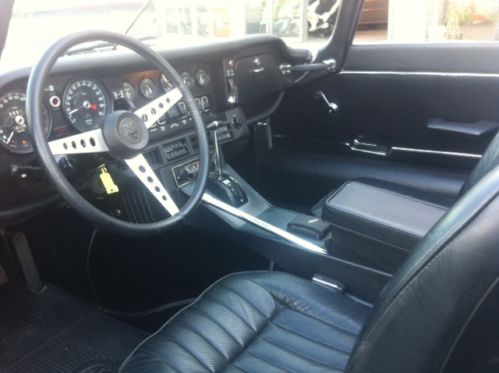 1974 Jaguar E-Type V12 Silver Roadster Convertible, image 4