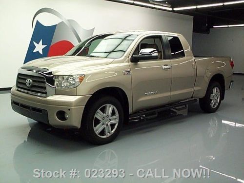 2007 toyota tundra ltd dbl cab 4x4 5.7 leather 20&#039;s 63k texas direct auto