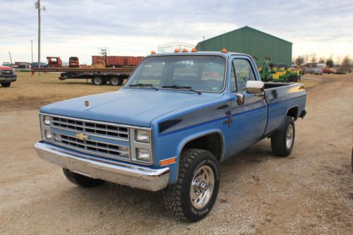 1985 chevrolet silverado 3500 single wheel 4x4, 454,auto, 30,000 actual mileage