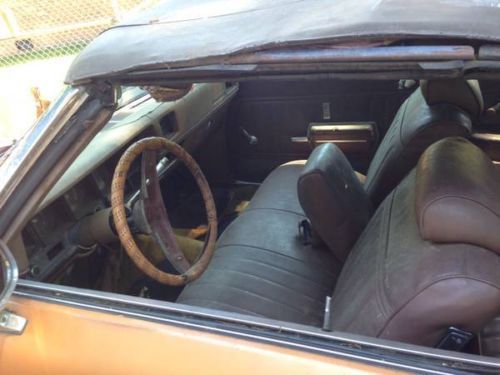 1972 buick skylark custom 350 convertible 2-door 5.7l project car