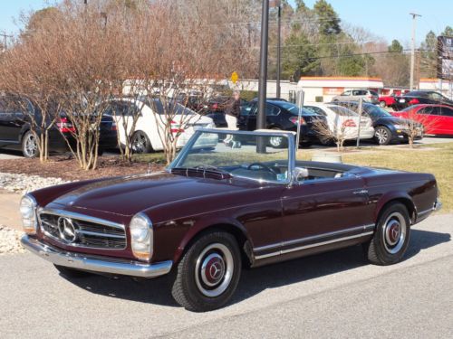 1967 mercedes 230sl pagoda - looks/runs/drives great! - a/c - a/t - beautiful!!!