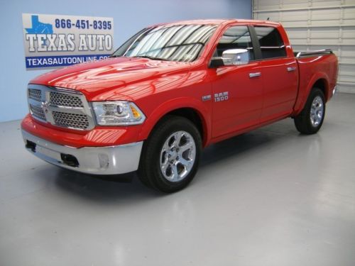 We finance!! 2013 ram 1500 laramie hemi u connect heated leather 21k texas auto