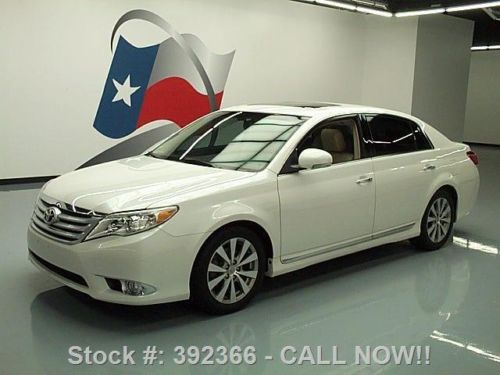 2011 toyota avalon ltd sunroof leather nav rear cam 57k texas direct auto