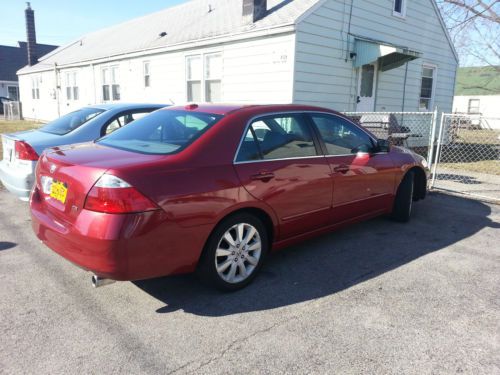 2007 HONDA ACCORD EX-L V6 FULLY LOADED ONLY 76.5K LEATHER ROOF NAVI ETC, US $9,999.00, image 3