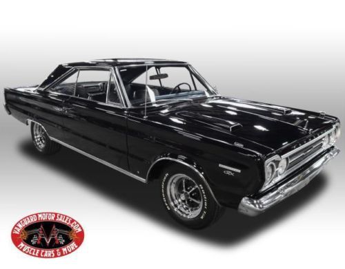 67 gtx 440 black restored sharp solid show car wow