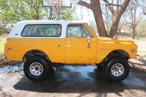 1971 chevy blazer k-5  4x4  4 speed  rare