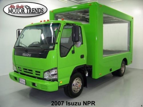 2007 isuzu npr turbo diesel rolling advertising light truck honda generator 11k