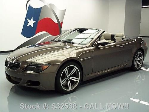 2007 bmw m6 convertible 500hp v10 hud navigation 44k mi texas direct auto