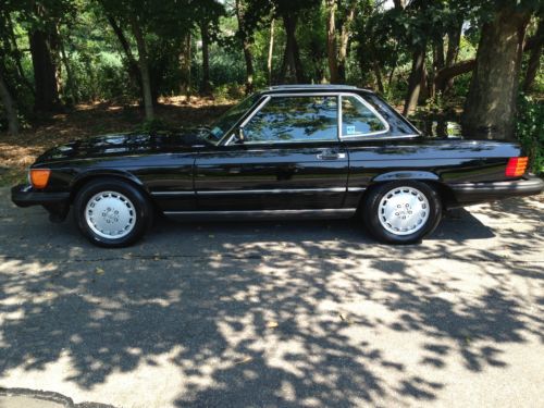 1989 mercedes benz 560sl convertible black