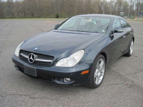 06 mercedes cls500 black opal leather moonroof loaded