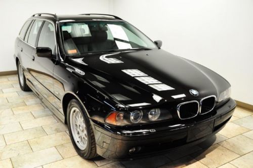 2002 bmw 525it wagon black/black low miles ext warranty nationwide