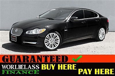 1-owner 2011 jaguar xf v8 prem nav heated seats black 08 09 10 12 easy finance!