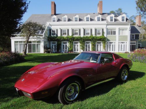 1975 corvette l-48 / 4 speed / t tops / 17,000 orig miles needs nothing!!