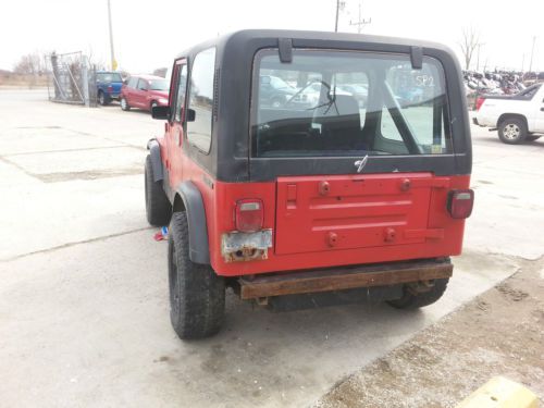 1987 Jeep Wrangler Base Sport Utility 2-Door 4.2L, image 5