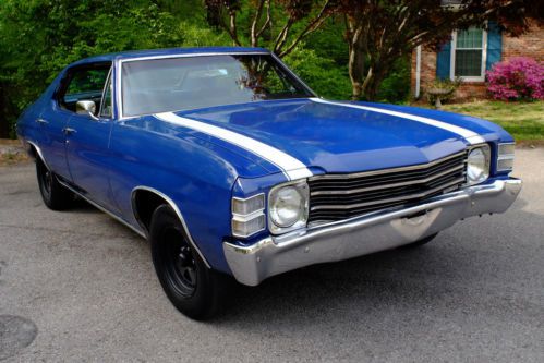 1971 chevrolet chevelle malibu hardtop 4-door 5.7l
