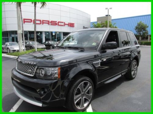 12  black supercharged 5l v8 autobiography sport 4wd suv  *fl