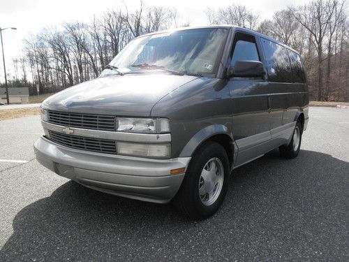 2000 chevrolet astro ls standard passenger van 3-door 4.3l grey no reserve