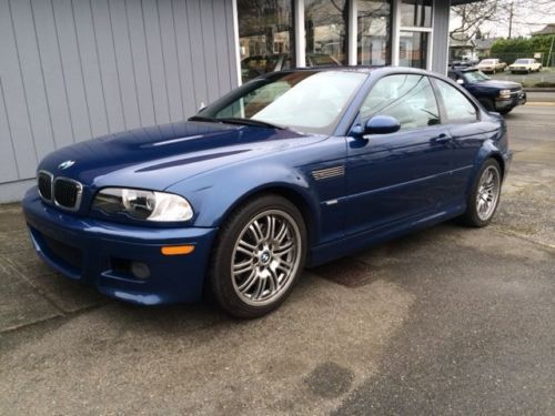 2002 bmw m3 * one owner * 37k original miles * topaz blue