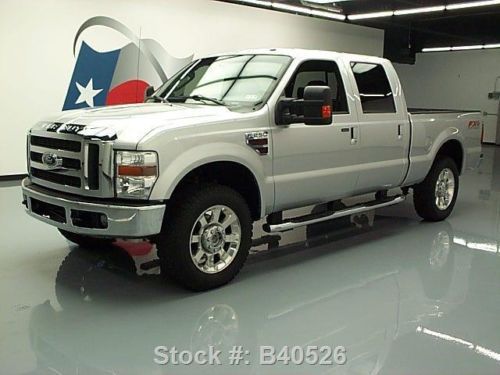 2010 ford f-250 lariat crew diesel fx4 4x4 leather 54k texas direct auto