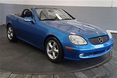 2001 mercedes benz slk 320 roadster-one owner-clean carfax-super low miles 48k