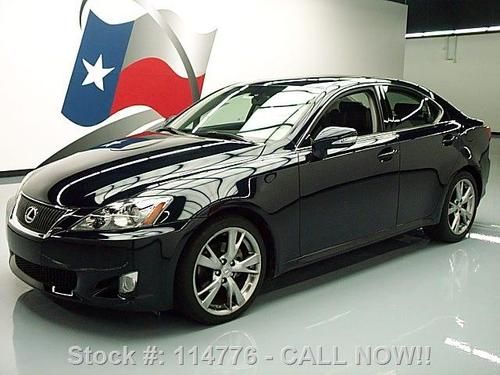 2010 lexus is250 sunroof paddle shift nav rear cam 9k! texas direct auto