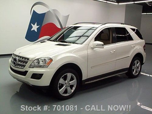 2011 mercedes-benz ml350 sunroof nav rearview cam 55k texas direct auto