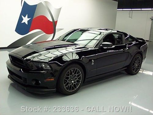 2014 ford shelby gt500 svt cobra 662 hp recaro only 1k texas direct auto