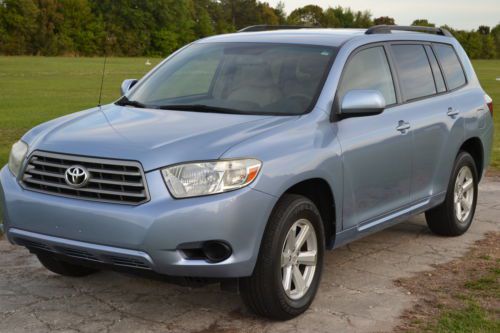 2008 toyota highlander 1 owner only 30k miles, sport uv, leather, 7 pass, 2wd,