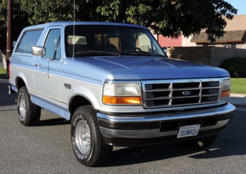 California original one owner 1996 ford bronco 100% rust free, gorgeous!!!!