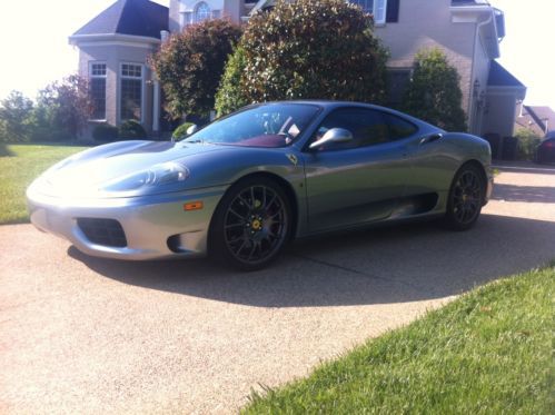 2000 ferrari 360, coupe, 6 speed, grigio titanio, major service just completed