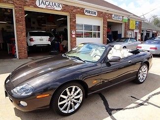 06 xk8 new tires navigation 28k miles 1 owner v8 auto black tan leather alpine