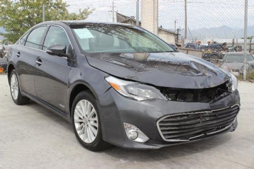 2013 toyota avalon limited hybrid damaged rebuilder only 9k miles runs! loaded!