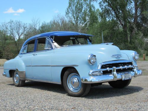 1952 chevrolet styleline deluxe 3.8l powerglide original montana car sedan chevy