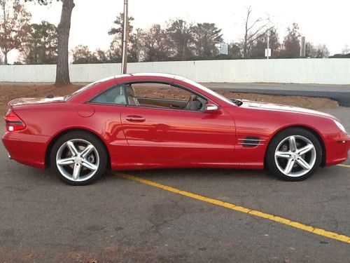 Red sl500 7 speed auto 124k miles retractable hardtop/"easy-pack" feature