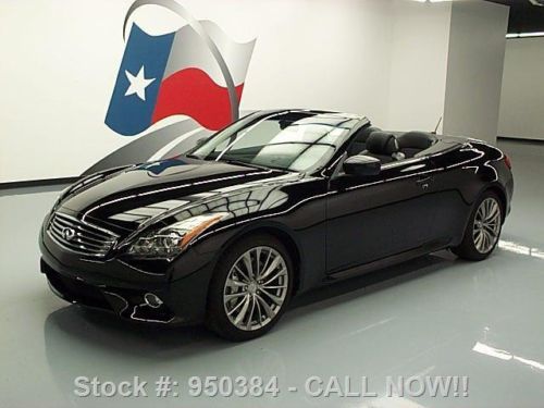 2011 infiniti g37 sport convertible hard top nav 39k mi texas direct auto